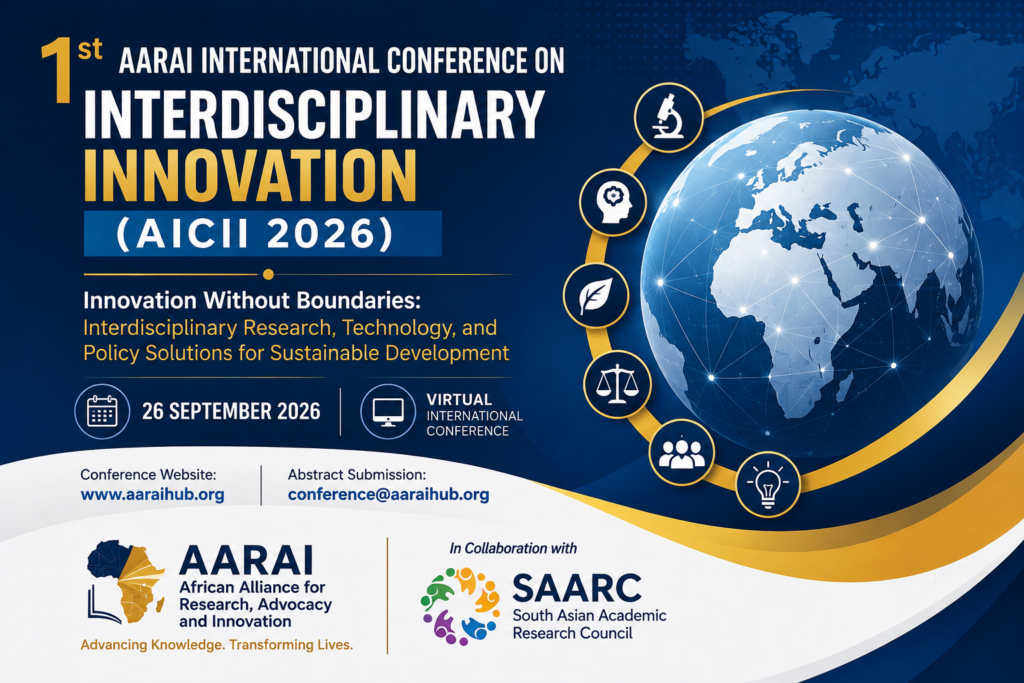 1st AARAI International Conference on Interdisciplinary Innovation (AICII 2026)